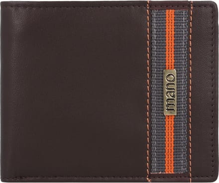 mano Don Leonardo RFID Leren Portemonnee 11,5 cm - Jongens - Horizontaal - dunkelbraun