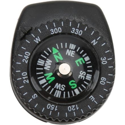 Mini Polsband Kompas Draagbaar Duikkompas Kamperen Noodgevallen Overleving Navigatiehulpmiddel black