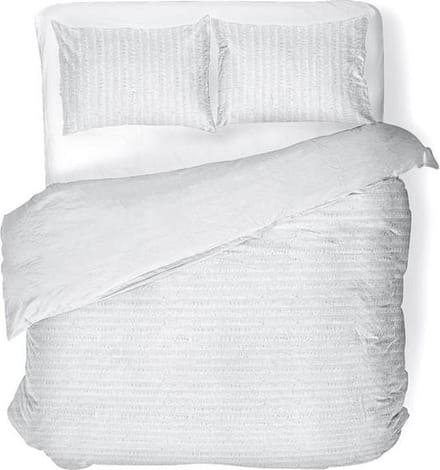 Yellow Cecilia - Dekbedovertrek - Eenpersoons - 140x200/220 cm + 1 kussensloop 60x70 cm - White
