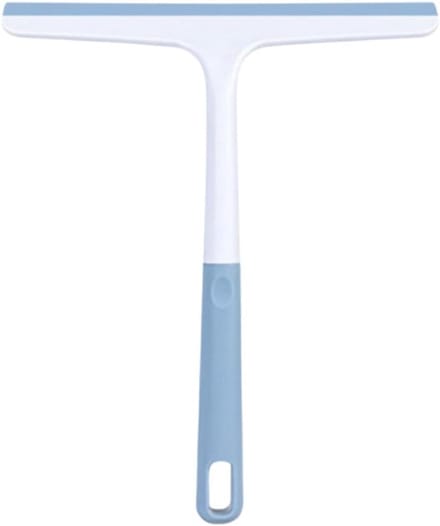 Plastic Rakel - Raamtrekker Schraper - Ramen Schoonmaken - Ergonomische Grip - 22 x 5 x 25 cm - Blauw