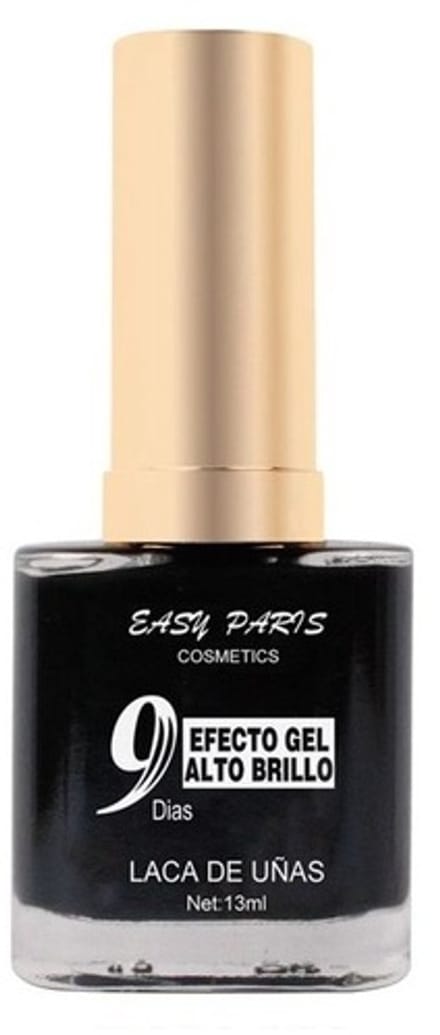 Easy Paris - Nagellak - Zwart - 1 flesje met 13 ml inhoud - Nummer 009