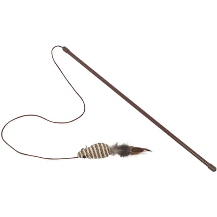 Kattenhengel met veren balrammelaar Nobby Pet