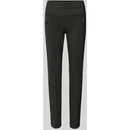 Slim fit stoffen broek met ritszakken, model 'Otti'