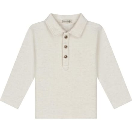 Sweet Petit peuter polo Nathan Soft Ecru Melange 122 heren