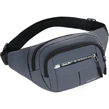 Grote capaciteit Heuptas Multifunctionele Buiten Sport Mobiele Telefoon Tas Reis Borsttas One Size grijs