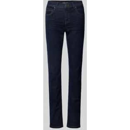 Straight fit jeans met stretch, model 'Cici'