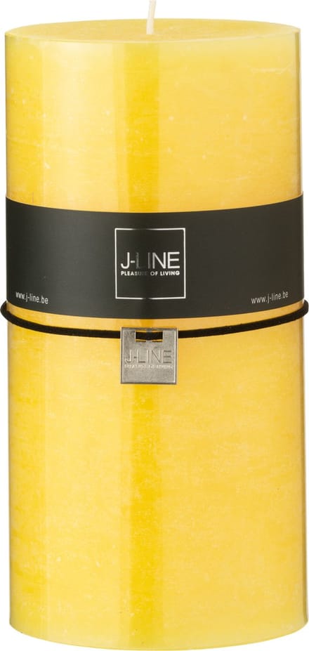 J-Line cilinderkaars - geel - XXL - 150U