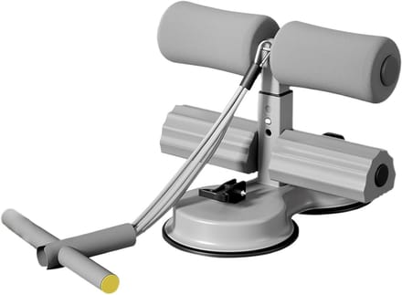 Buikspier Trainer - Core Trainer - Krachtige Core Training - Sterke Zuignap Stabiliteit - 27.5 cm - Grijs