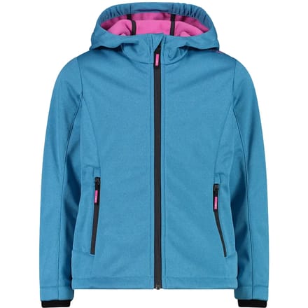Cmp Fix Hood 3a29385n-m Softshelljack Blauw 10 Years Jongen
