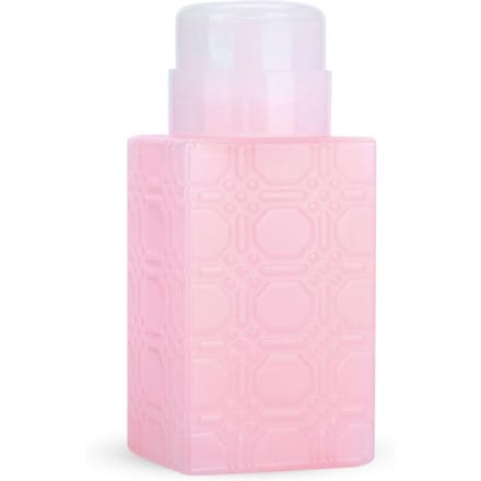Draagbare Navulbare Pompdispenserfles Nail Art Nagellak Make-up Remover Lotioncontainer Pink white