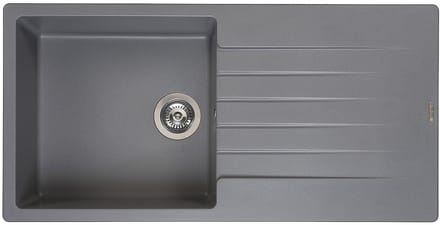 Reginox Harlem 10 spoelbak 100x50cm Grey Silvery