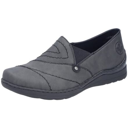 Rieker Dames Loafer Comfort Extra Breed 48961-45 Grey