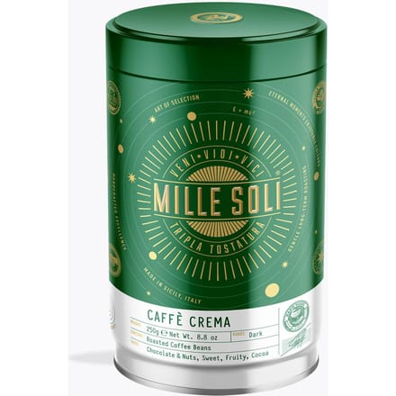 MilleSoli Mille Soli Caffè Crema 250g blik