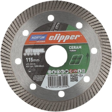 Clipper 70184644759 Super Gres XT Evo Diamantzaagblad - 115 x 22,23mm - Gres