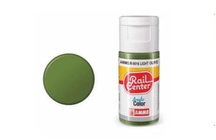 AMMO by Mig Jimenez Hobbyverf - MIG R0016 Rail Center - Light Olive - 15ml Verf flesje - 15 ml