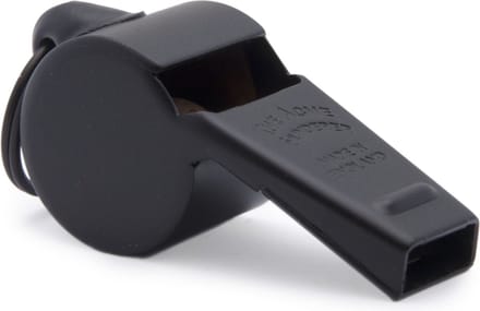 Acme Thunderer - Metalen Scheidsrechtersfluit - Maat 58,5 (medium) - Mat Zwart