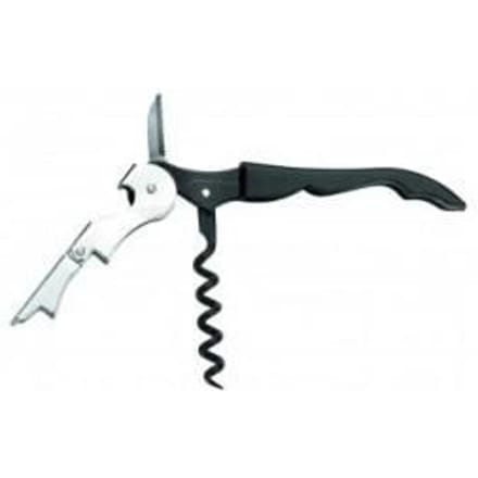 Tire bouchon double levier - Tire-bouchon perroquet - Acier - Longueur 12 cm