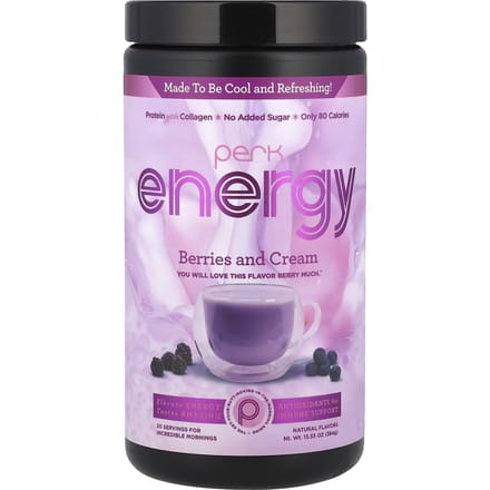 Perk Energy, Berries & Cream, 13.55 oz (384 g)