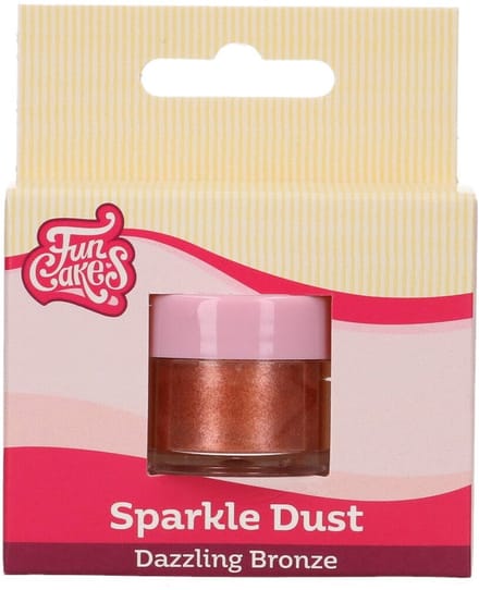 FunCakes Eetbare Kleurstof - Glanspoeder - Bronze - 3,5g