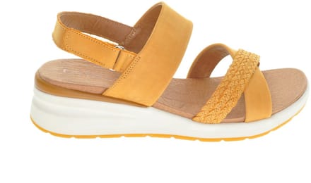 Gele Sandalen Comfort Caprice maat 37