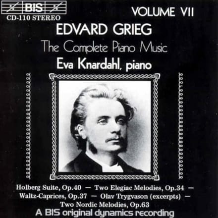 Eva Knardahl - Grieg: Fra Holbergs Tid, Op. 40 | 2 Elegisk (CD)