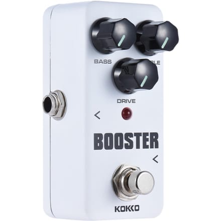 KOKKO FBS2 Mini-boosterpedaal Draagbaar 2-bands EQ gitaareffectpedaal black