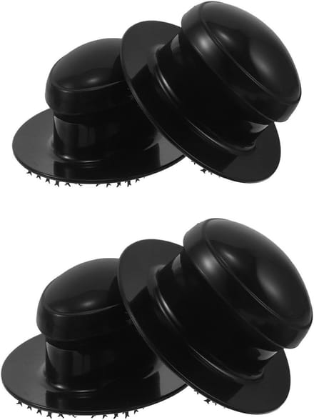 Polijst Handgrepen - Wax Applicator - Auto Poetsen - Ergonomisch Ontwerp - 4 Stuks - Zwart