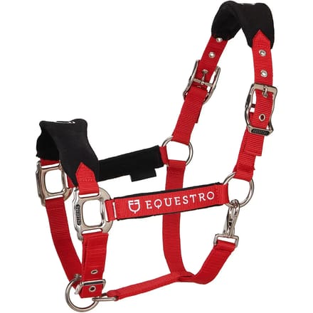 Nylon halster en longe voor paard in nylon Equestro