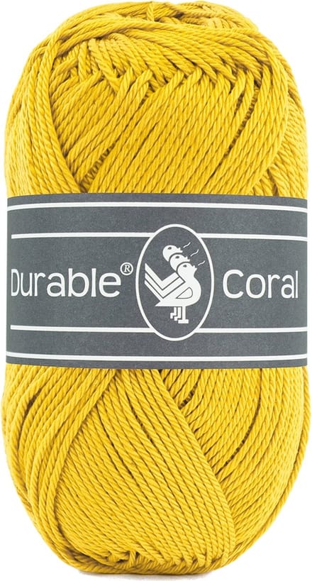 Durable Coral - 2206 lemon curry - Gemerceriseerd Katoen Garen