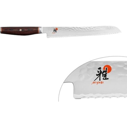 MIYABI 6000 MCT - Broodmes - met gekartelde rand - Mes: 230mm