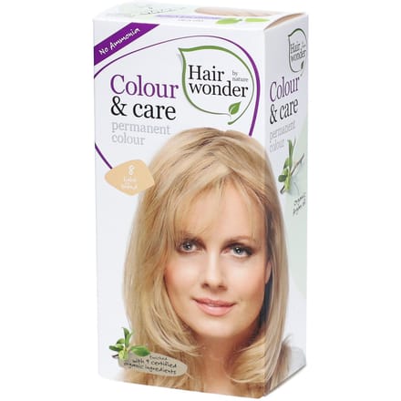 Hairwonder Haarkleuring Color & Care Lichtblond 8 1 Crème