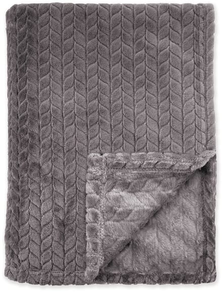 Byrklund Plaid Twill Touch - 150x200 - 100% Polyester - Antraciet