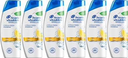 Head & Shoulders Shampoo - Citrus Fresh - 6 x 500 ml