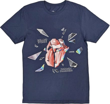 The Rolling Stones - Hackney Diamonds Explosion Heren T-shirt - S - Blauw