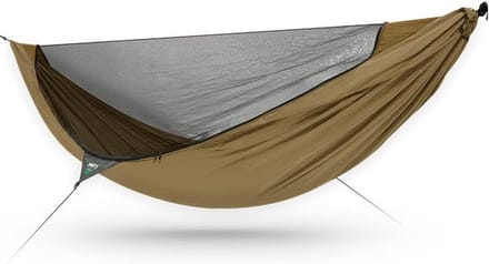 Hangmat - Schommelbed - Ontspannen Buiten - Met Klamboe - 290x140cm - Bruin
