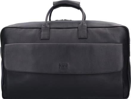 Buckle & Seam Canary Weekender reistas Leder 48 cm - black