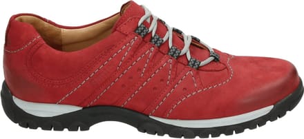 Mephisto Mobils - ILYANA SILK - Dames veterschoenen - Kleur: Rood - Maat: 39