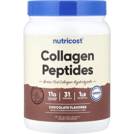 Collageen Peptiden, Chocolade, 454G (1 pond)