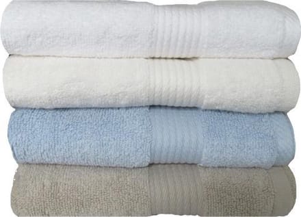 iSleep Terry Handdoek - 60x110 cm - Ivoor - 6 stuks