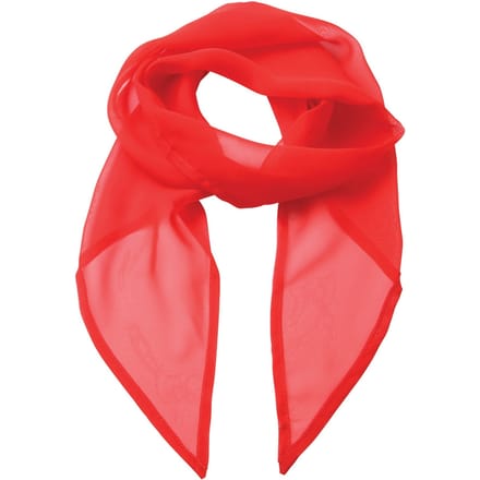 Premier Dames/vrouwenwerk Chiffon Formele Sjaal (Aardbeienrood)