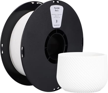 Kexcelled - PLA - 3D Printer Filament - Mat Wit - 1.75mm - 1kg