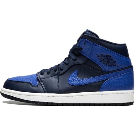 Jordan 1 Mid Obsidian Game Royal 554724-412 45