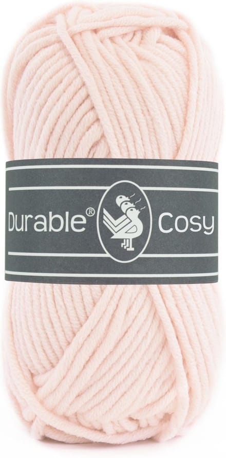 Durable Cosy - 2192 Pale Pink - Katoen/Acryl Garen