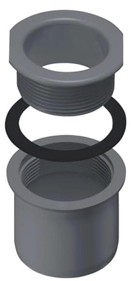 Schroefverbindingsgoot voor regenpijp 83/75mm antraciet