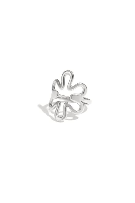 Bloom ring Zilver