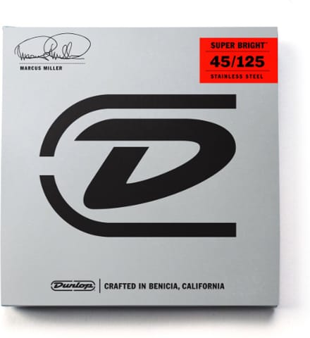 Dunlop Marcus Miller Super Bright Bass Strings 5-String Set - Snarenset voor 5-string basgitaar
