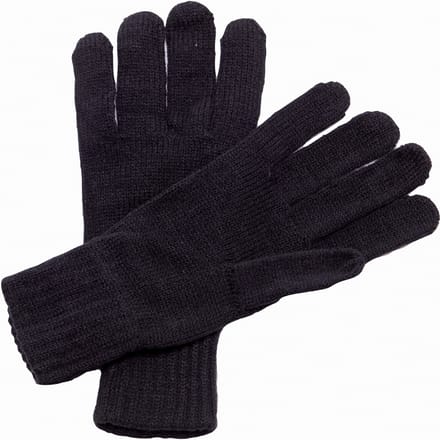 Regatta - Unisex Gebreide Winterhandschoenen (Zwart)