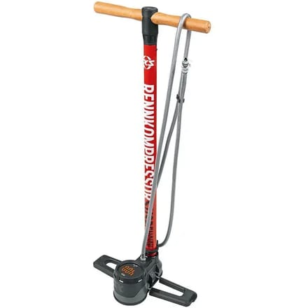 SKS Rennkompressor Digi Vloerpomp - Rood