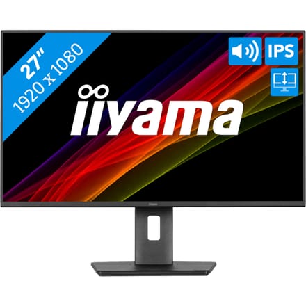 iiyama ProLite XB2797HSN-B1 - 27 inch - Full HD - IPS - USB-Hub (4x) - Verstelbaar - USB-C Dock