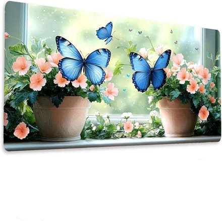 Grote Muismat - Bureauonderlegger - Comfortabel Werken - Antislip Rubber Basis - 140x70 cm - Veelkleurig